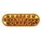 Truck-Lite Signal-Stat, LED, Yellow Oval, 24 Diode, Front/Park/Turn, 12V, PL-3 6050A-3 - alternate 5
